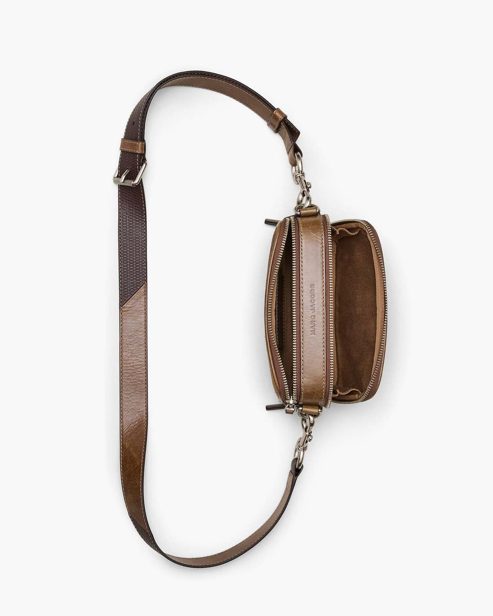 Marc Jacobs The Suede Patchwork Snapshot Brown Multi BAGS|NEW ARRIVALS