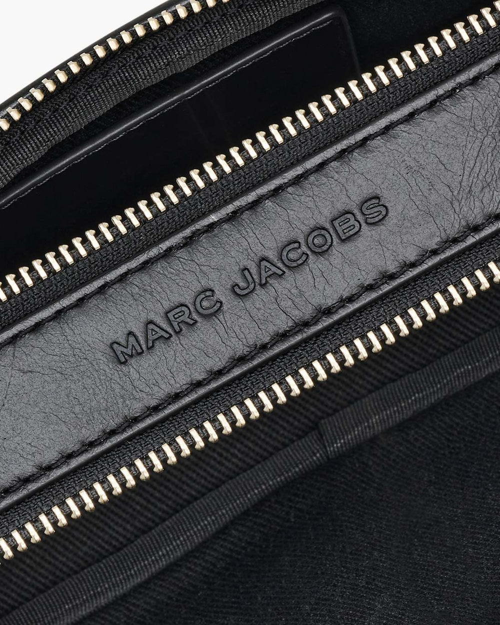 Marc Jacobs The Suede Patchwork Snapshot Black Multi BAGS|NEW ARRIVALS