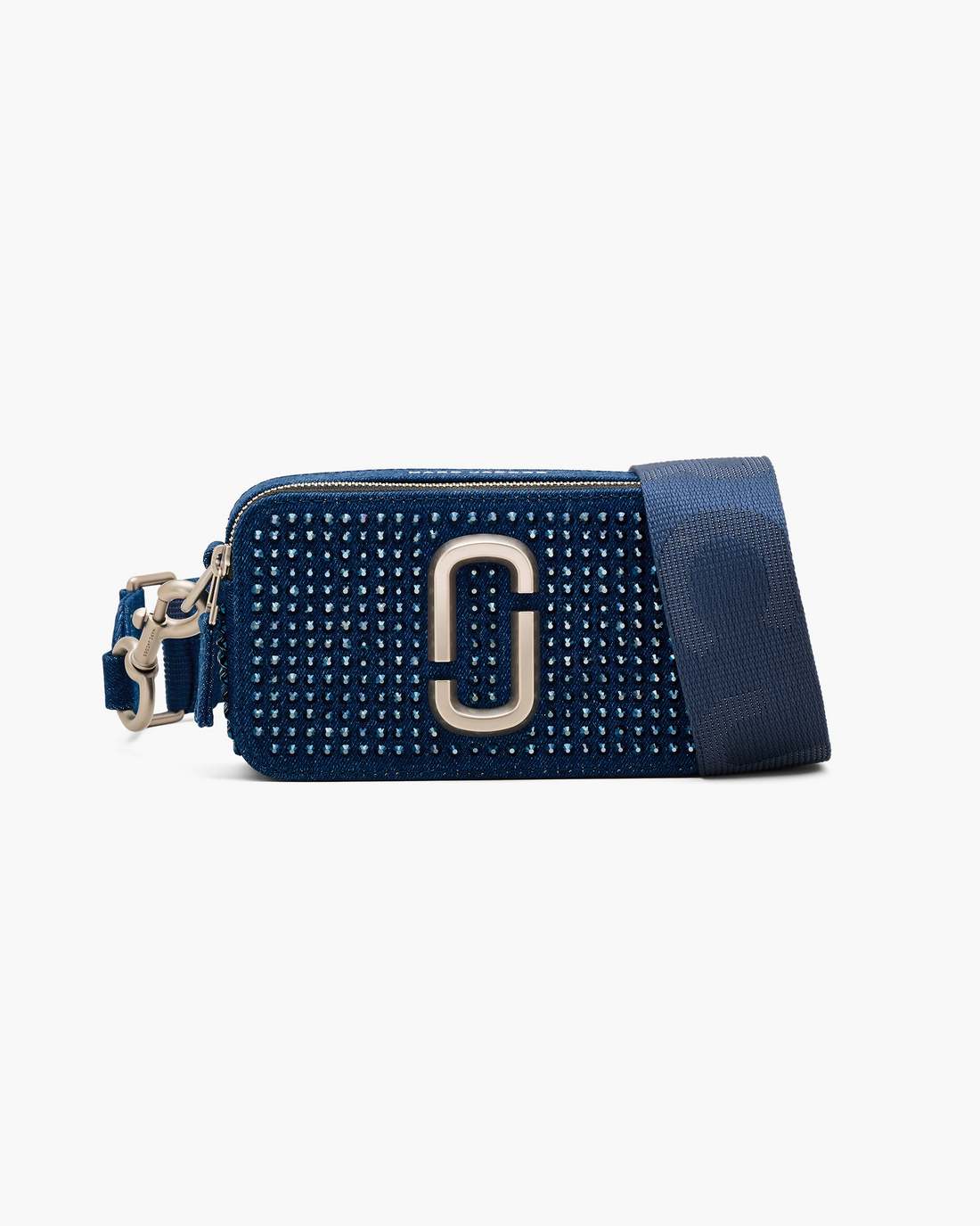 Marc Jacobs The Crystal Denim Snapshot Dark Wash Crystal BAGS