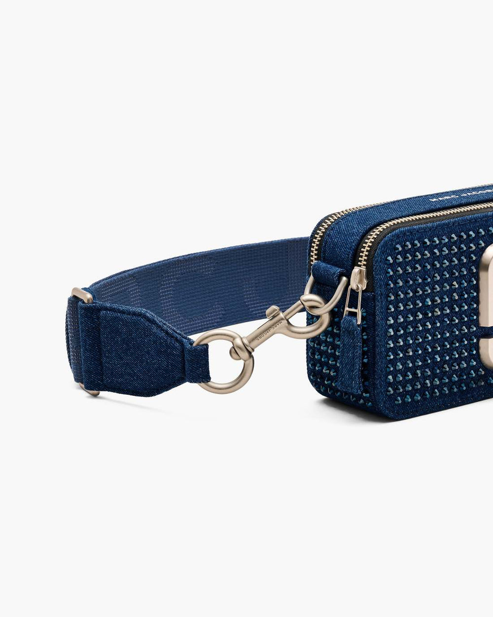 Marc Jacobs The Crystal Denim Snapshot Dark Wash Crystal BAGS