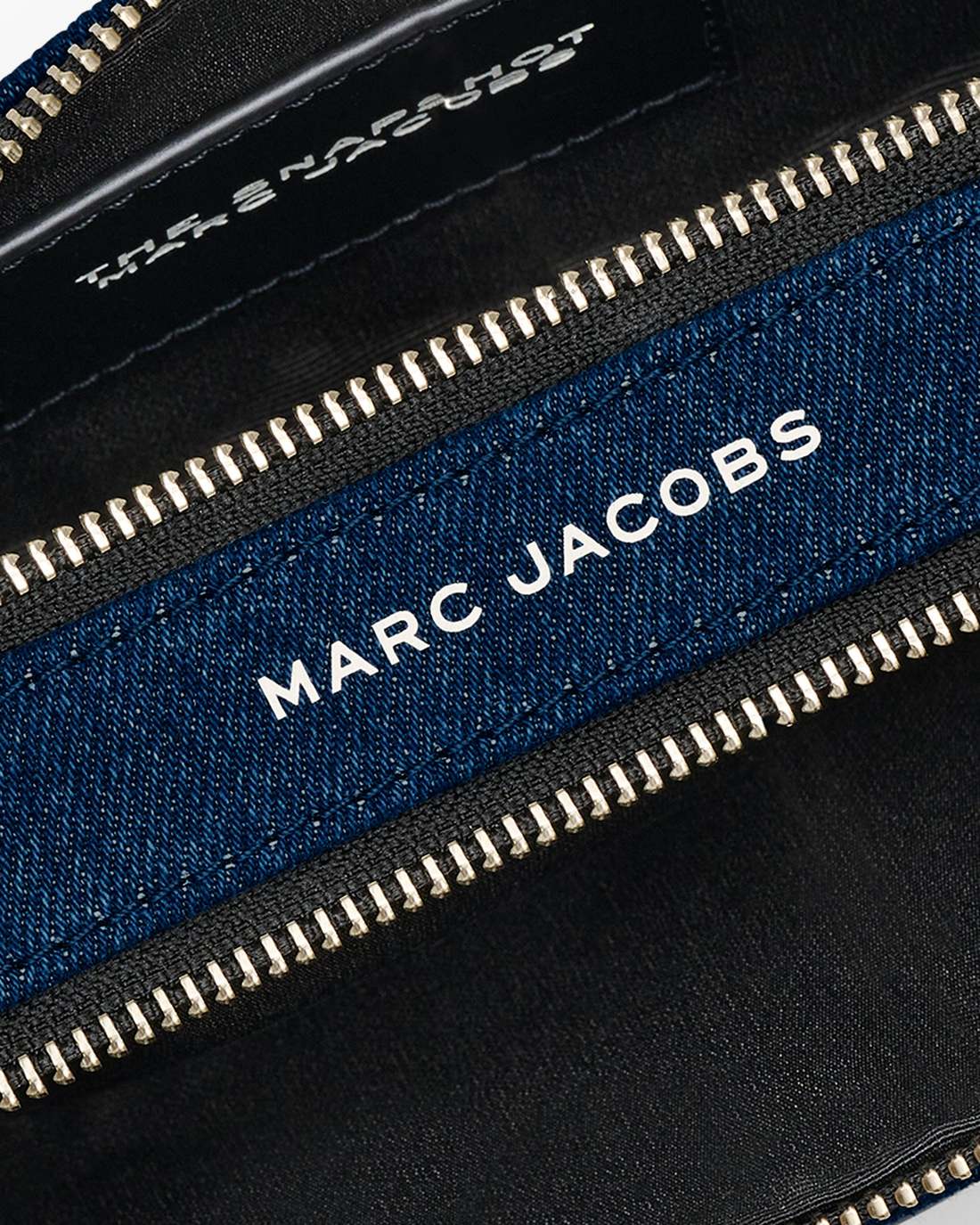 Marc Jacobs The Crystal Denim Snapshot Dark Wash Crystal BAGS
