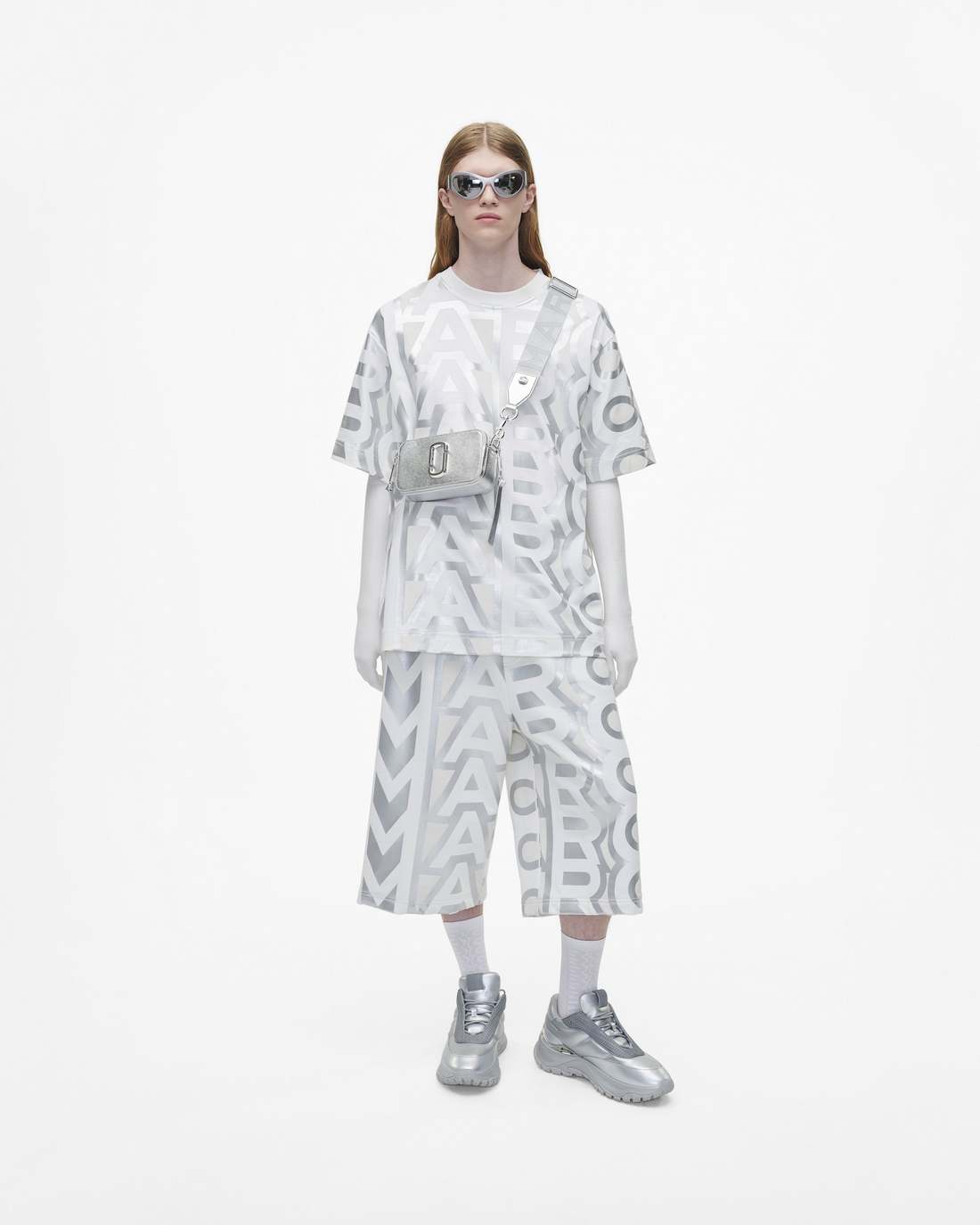 Marc Jacobs The Metallic Snapshot Dtm Silver BAGS