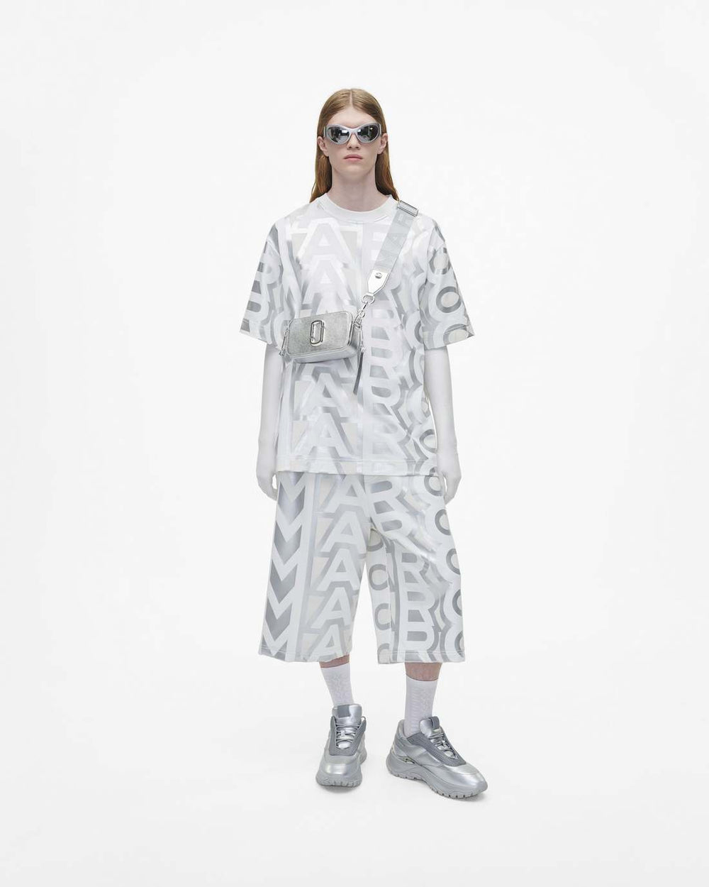 Marc Jacobs The Metallic Snapshot Dtm Silver BAGS