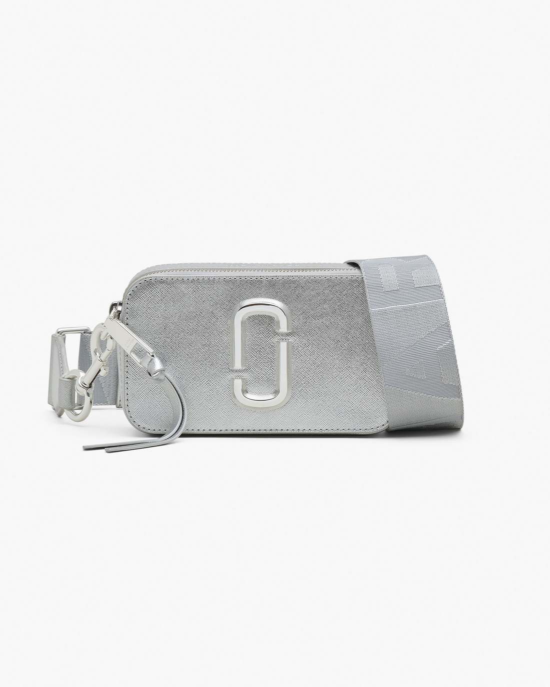 Marc Jacobs The Metallic Snapshot Dtm Silver BAGS