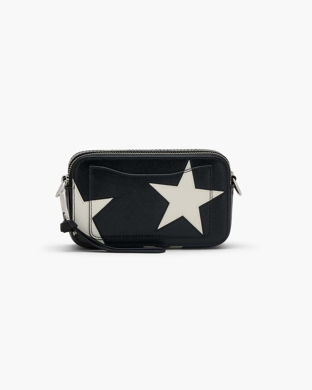 Marc Jacobs The Star Patchwork Leather Snapshot Black/White BAGS