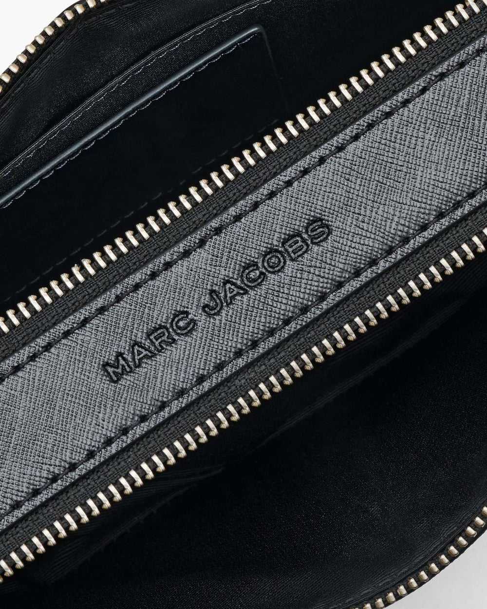 Marc Jacobs The Star Patchwork Leather Snapshot Black/White BAGS