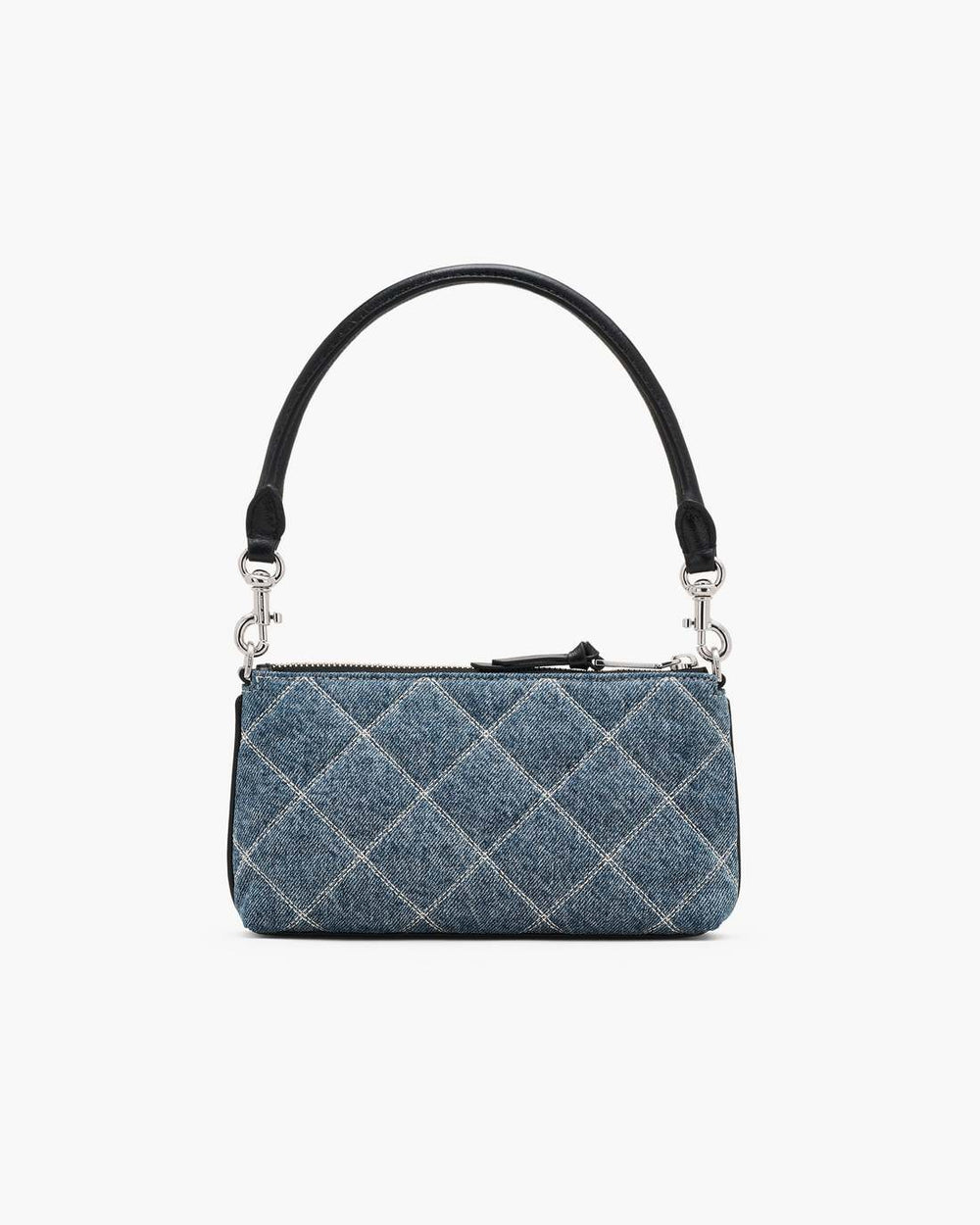 Marc Jacobs The Quilted Denim Snapshot Convertible Shoulder Bag Light Wash Indigo BAGS|WALLETS