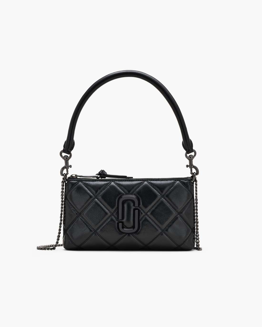 Marc Jacobs The Quilted Snapshot Convertible Shoulder Bag Black BAGS|WALLETS