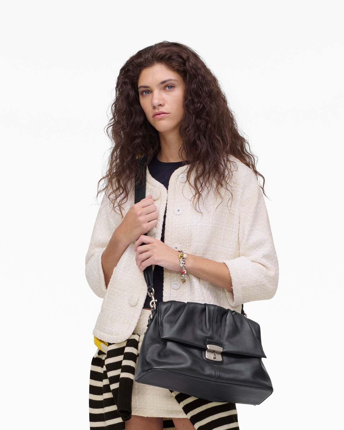 Marc Jacobs The Cristina Messenger Black BAGS|NEW ARRIVALS