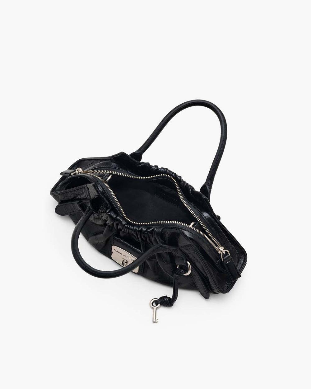 Marc Jacobs The Croc Cristina Small Satchel Black BAGS|NEW ARRIVALS