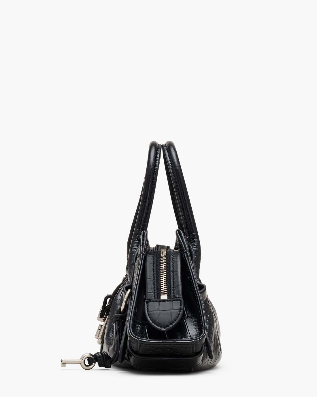 Marc Jacobs The Croc Cristina Small Satchel Black BAGS|NEW ARRIVALS