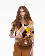 Marc Jacobs The Suede Cristina Small Satchel Copper BAGS|NEW ARRIVALS