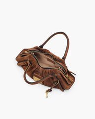Marc Jacobs The Suede Cristina Small Satchel Copper BAGS|NEW ARRIVALS