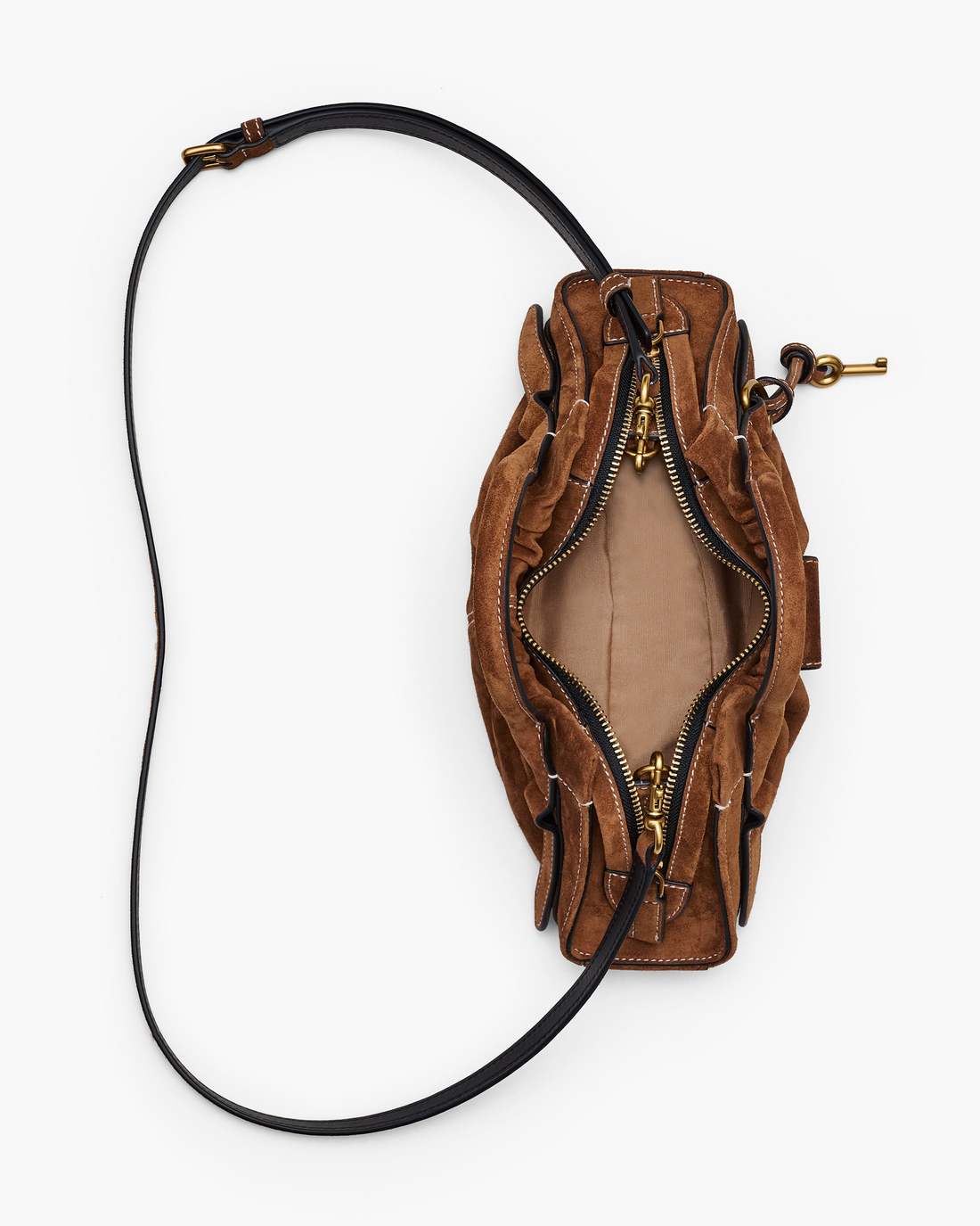 Marc Jacobs The Suede Cristina Small Satchel Copper BAGS|NEW ARRIVALS