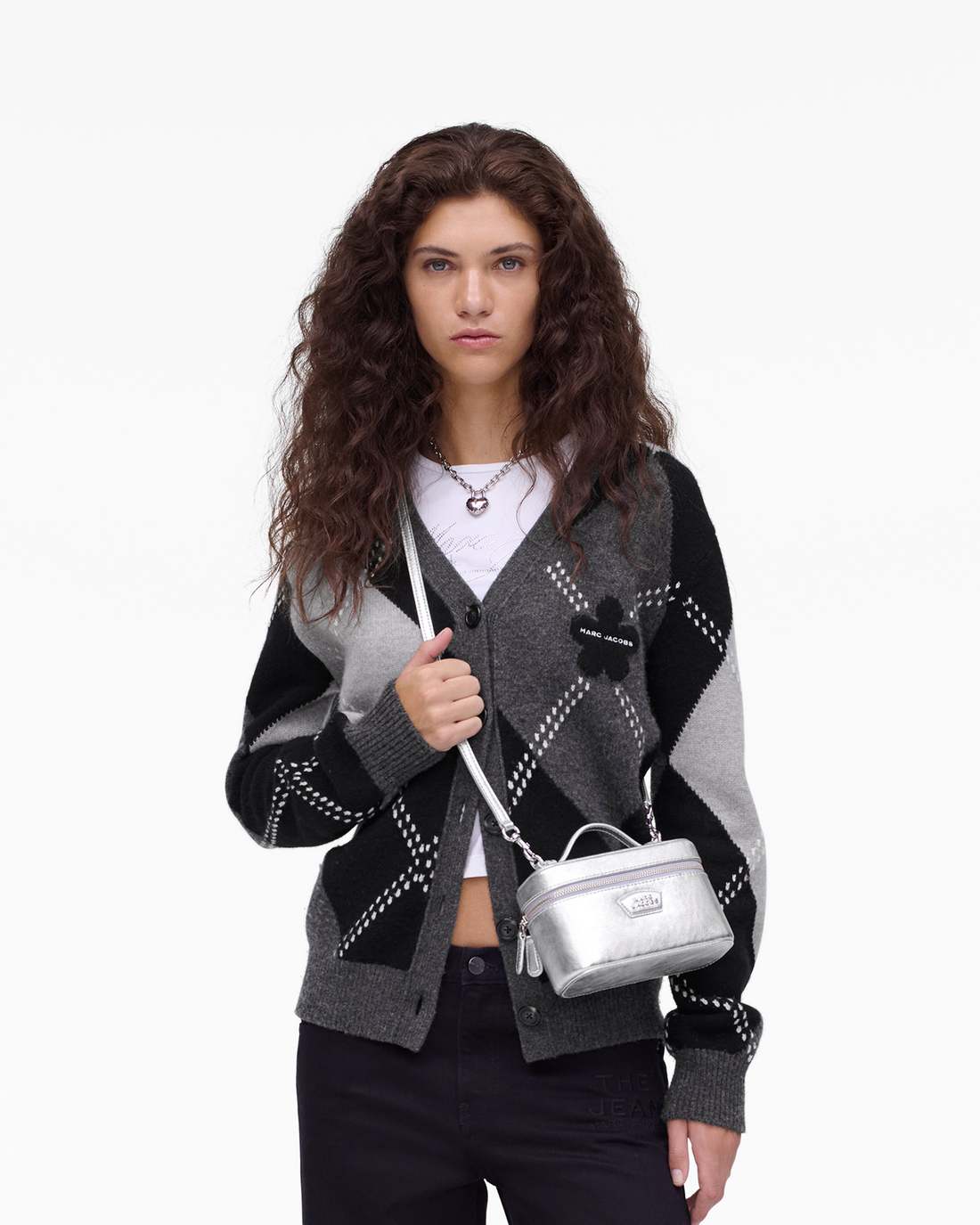 Marc Jacobs The Metallic Everyday Vanity Bag Silver BAGS|WALLETS|NEW ARRIVALS