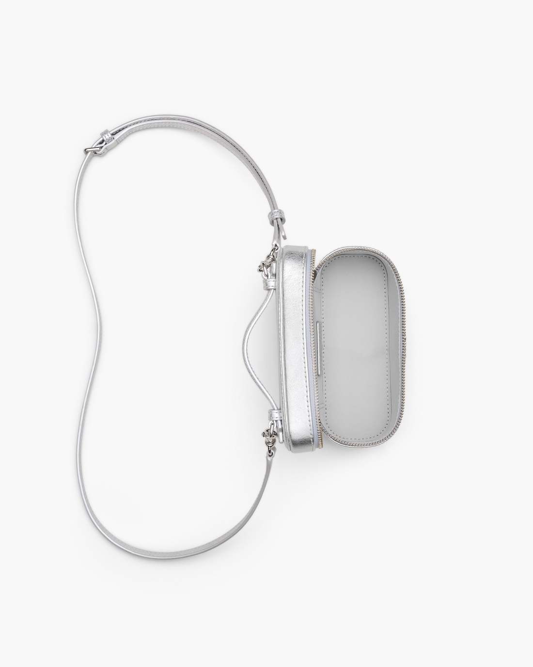 Marc Jacobs The Metallic Everyday Vanity Bag Silver BAGS|WALLETS|NEW ARRIVALS