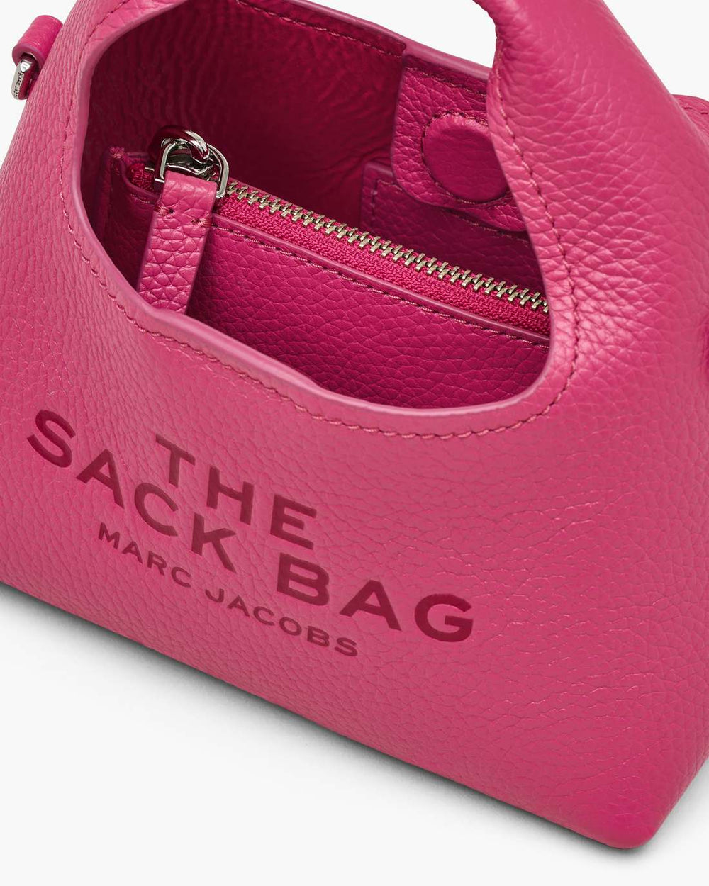 Marc Jacobs The Micro Crossbody Sack Bag Raspberry Pink BAGS|NEW ARRIVALS