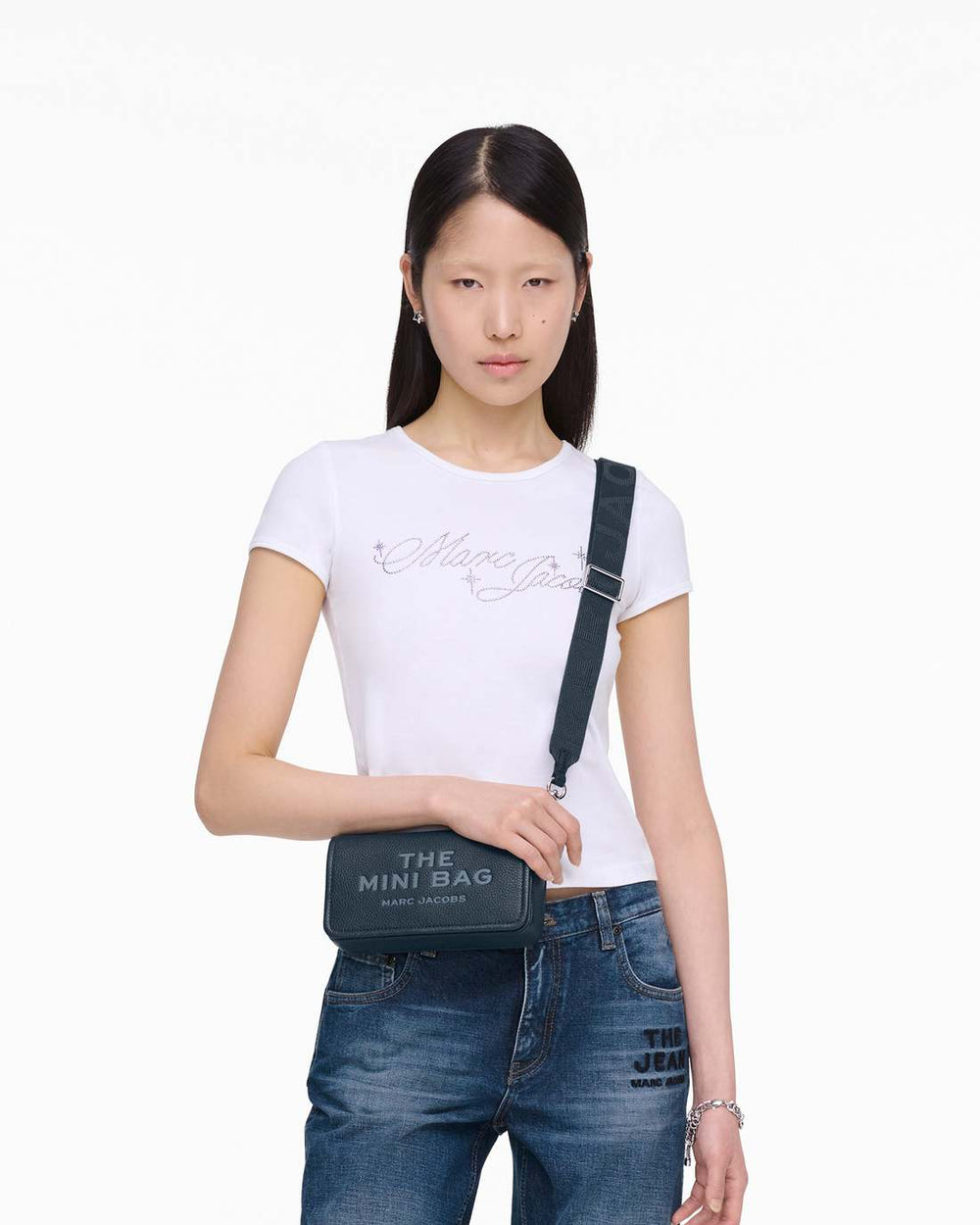 Marc Jacobs The Leather Mini Bag Blue Sea BAGS|WALLETS