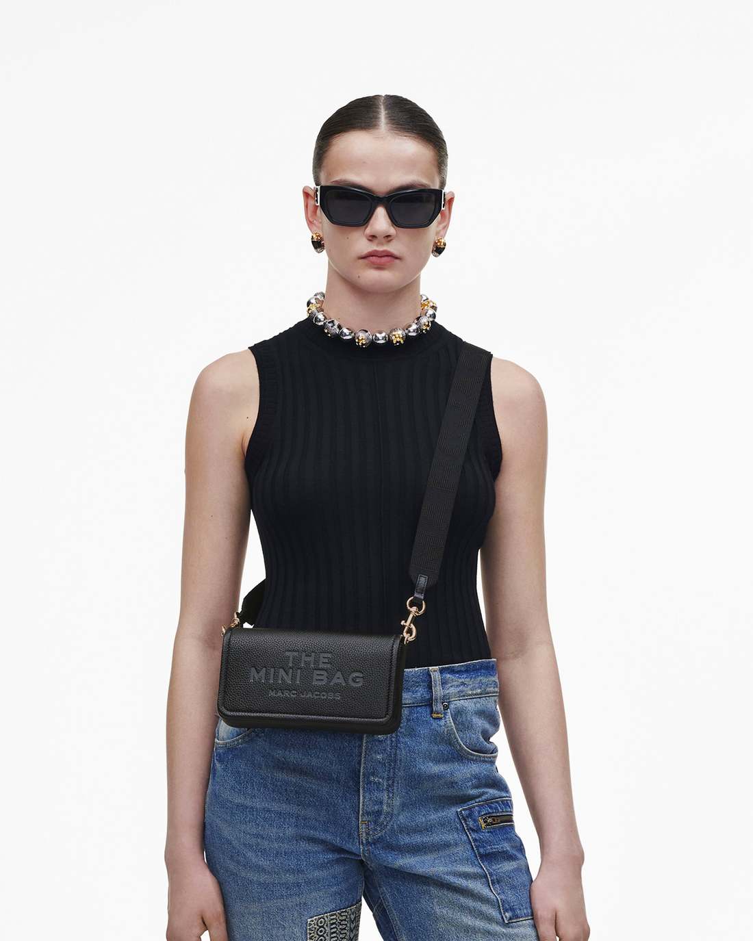 Marc Jacobs The Leather Mini Bag Black BAGS|WALLETS