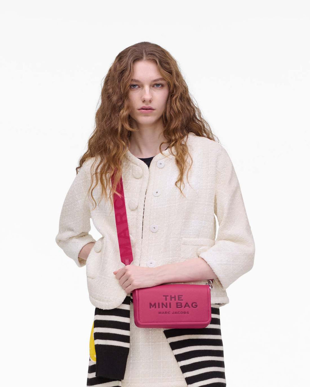 Marc Jacobs The Leather Mini Bag Raspberry Pink BAGS|WALLETS