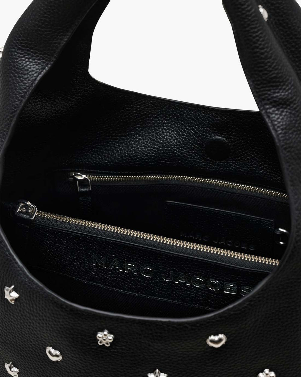 Marc Jacobs The Mini Icon Stud Sack Bag Black Multi BAGS|NEW ARRIVALS
