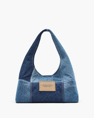 Marc Jacobs The Patchwork Denim Sack Bag Blue Denim BAGS