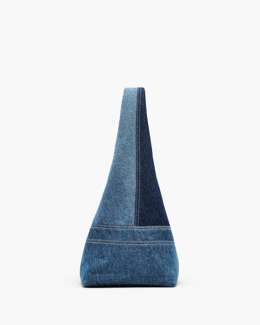 Marc Jacobs The Patchwork Denim Sack Bag Blue Denim BAGS