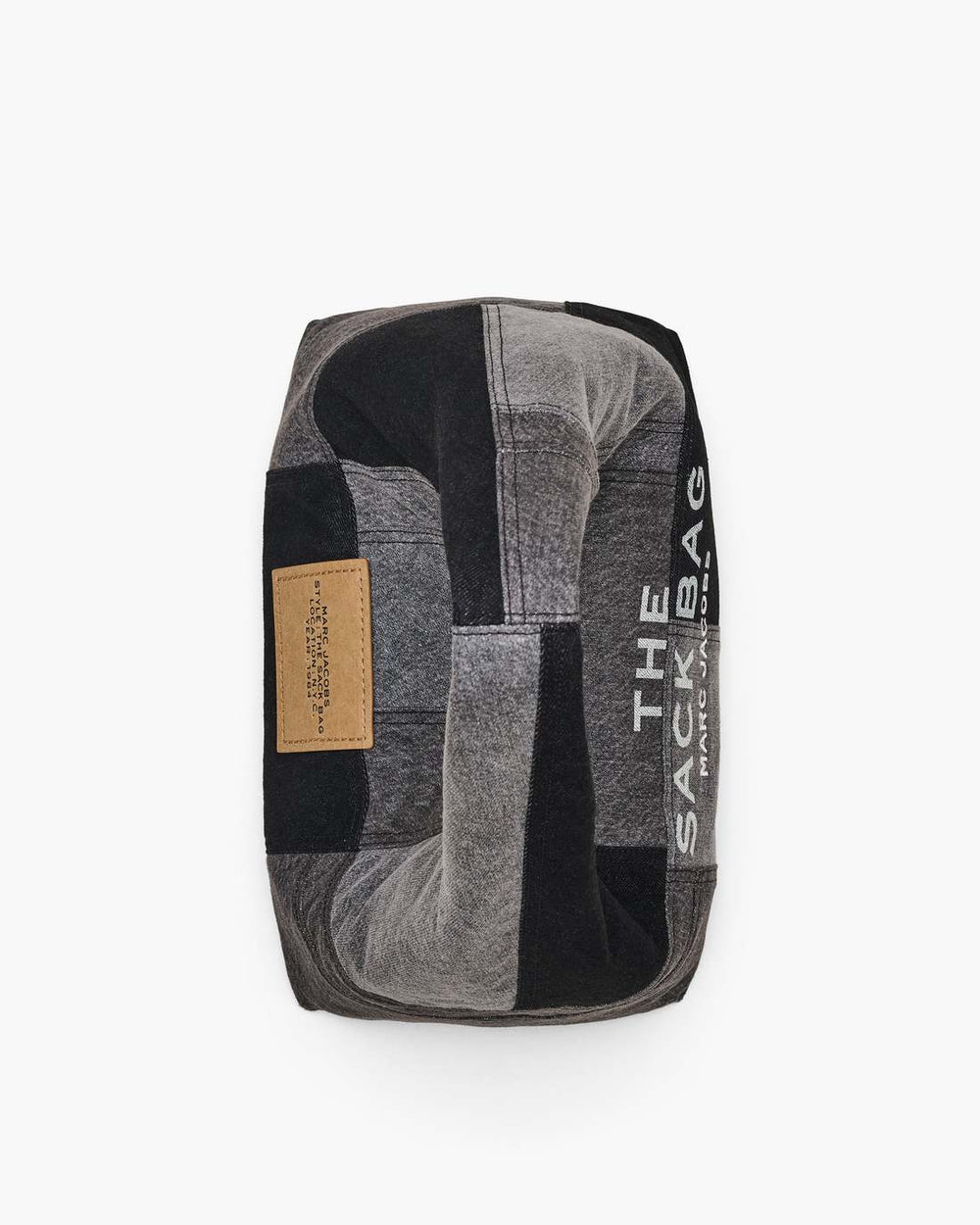 Marc Jacobs The Patchwork Denim Sack Bag Black Denim BAGS