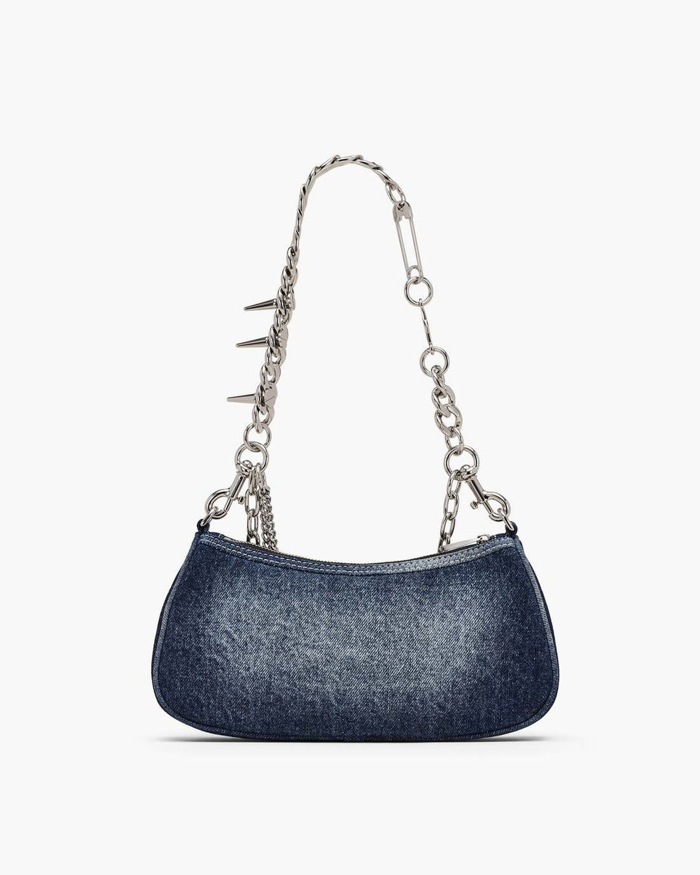 Marc Jacobs The Faded Denim Charm Shoulder Bag Faded Vintage Indigo BAGS|NEW ARRIVALS