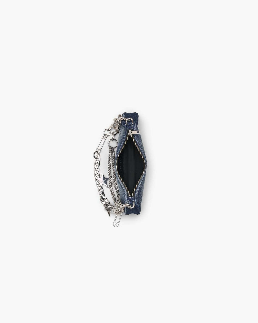 Marc Jacobs The Faded Denim Charm Shoulder Bag Faded Vintage Indigo BAGS|NEW ARRIVALS