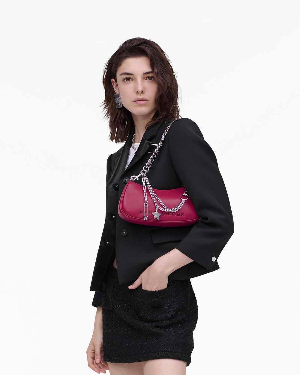 Marc Jacobs The Star Charm Shoulder Bag Lipgloss Pink BAGS|NEW ARRIVALS