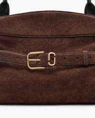 Marc Jacobs The Suede Dakota Satchel Dark Brown BAGS