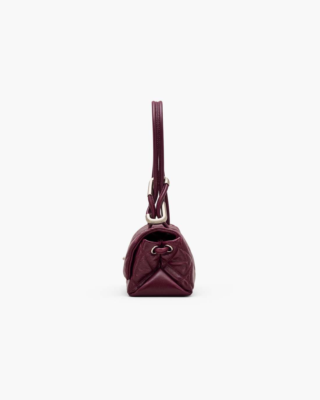 Marc Jacobs The Quilted Mini Dual Shoulder Bag Dark Plum BAGS