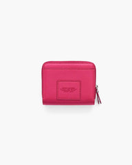 Marc Jacobs The Leather Mini Compact Wallet Raspberry Pink WALLETS