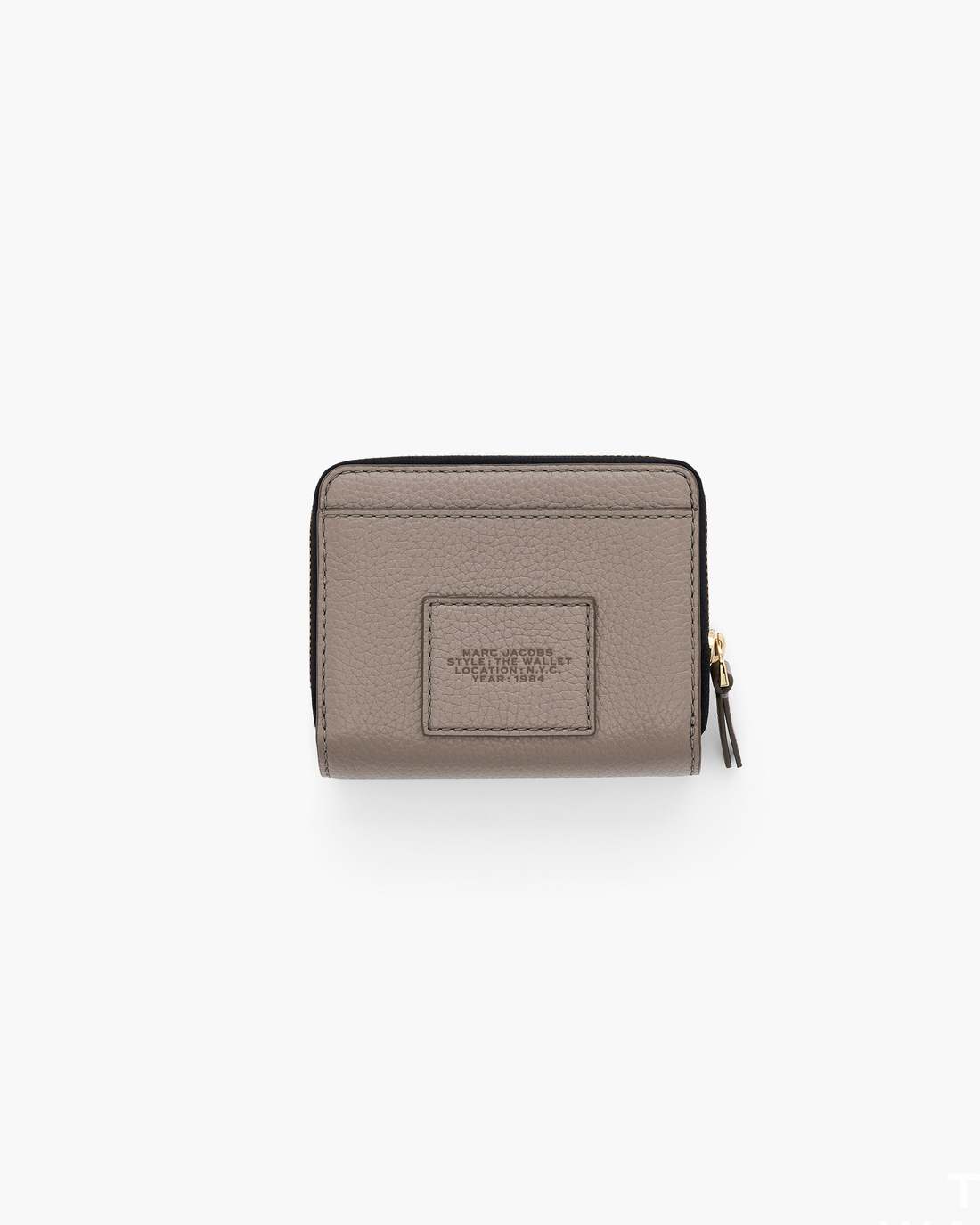 Marc Jacobs The Leather Mini Compact Wallet Cement WALLETS