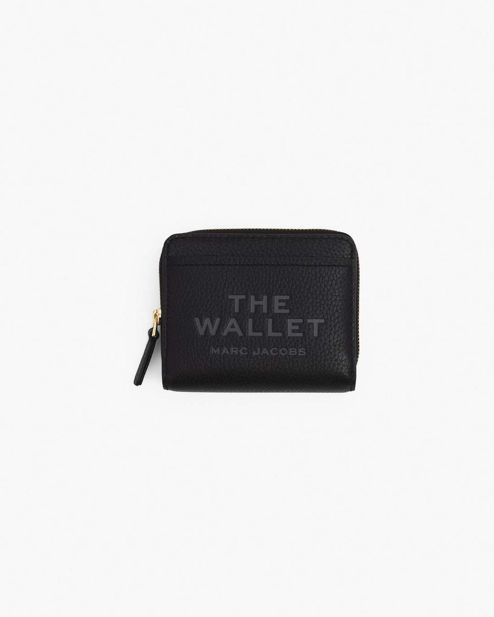 Marc Jacobs The Leather Mini Compact Wallet Black WALLETS