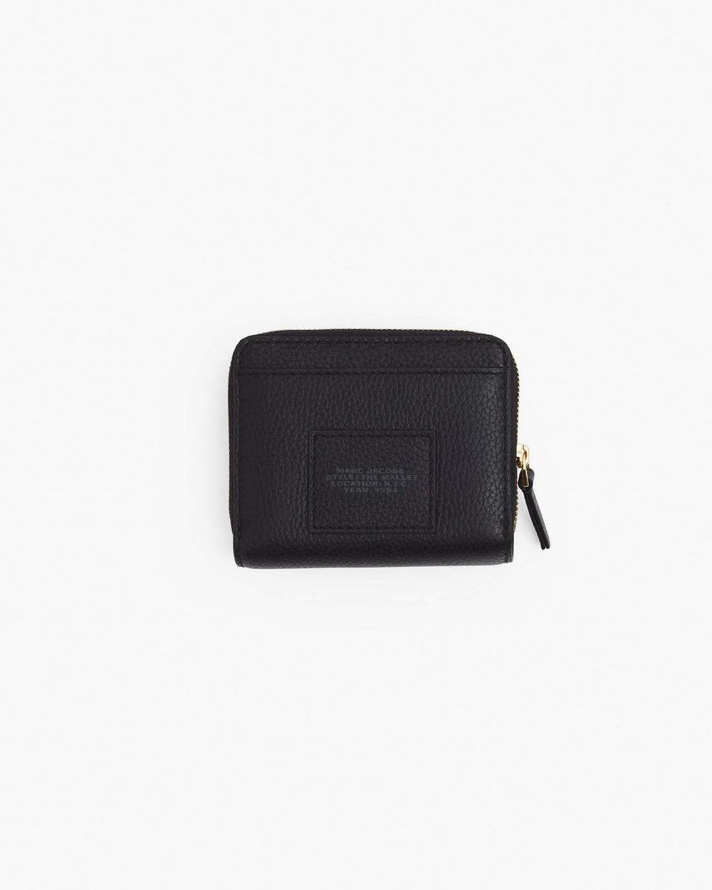 Marc Jacobs The Leather Mini Compact Wallet Black WALLETS