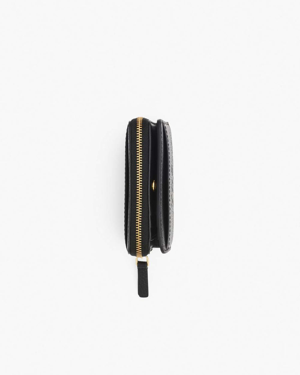 Marc Jacobs The Leather Mini Compact Wallet Black WALLETS