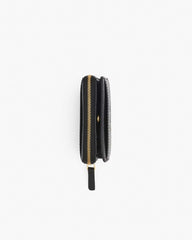 Marc Jacobs The Leather Mini Compact Wallet Black WALLETS