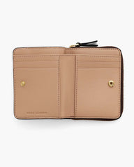 Marc Jacobs The Leather Mini Compact Wallet Ganache WALLETS