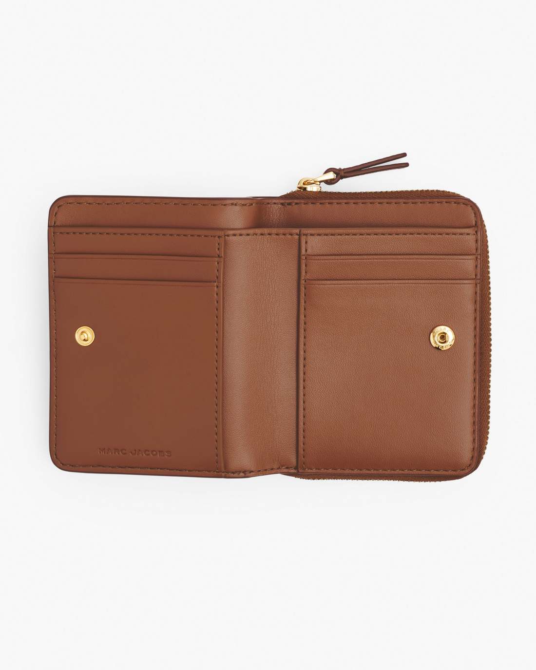 Marc Jacobs The Leather Mini Compact Wallet Argan Oil WALLETS