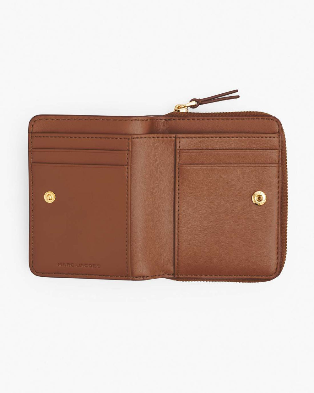 Marc Jacobs The Leather Mini Compact Wallet Argan Oil WALLETS