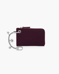 Marc Jacobs The Top Zip Charm Wallet Dark Plum WALLETS|ACCESSORIES