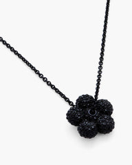 Marc Jacobs The Daisy Pave Necklace Black/Black Crystal JEWELRY