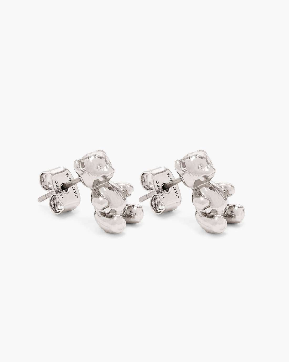 Marc Jacobs The Teddy Bear Stud Earrings Light Antique Silver JEWELRY|NEW ARRIVALS