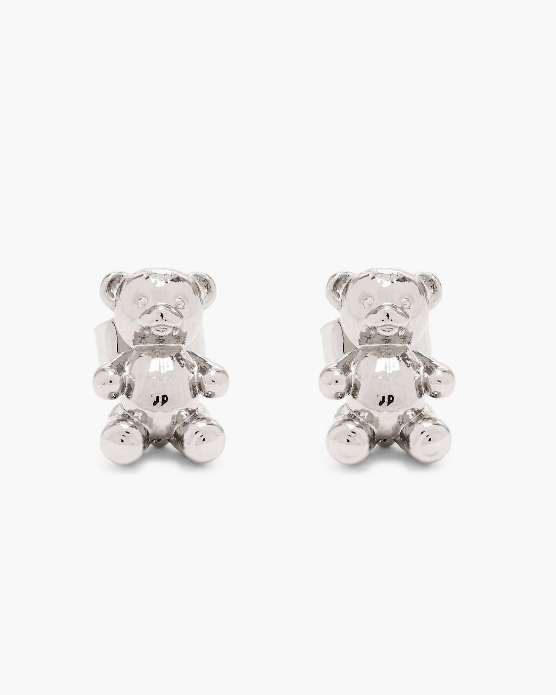 Marc Jacobs The Teddy Bear Stud Earrings Light Antique Silver JEWELRY|NEW ARRIVALS