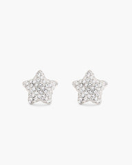 Marc Jacobs The Star Pave Stud Earrings Silver/Crystal JEWELRY|NEW ARRIVALS