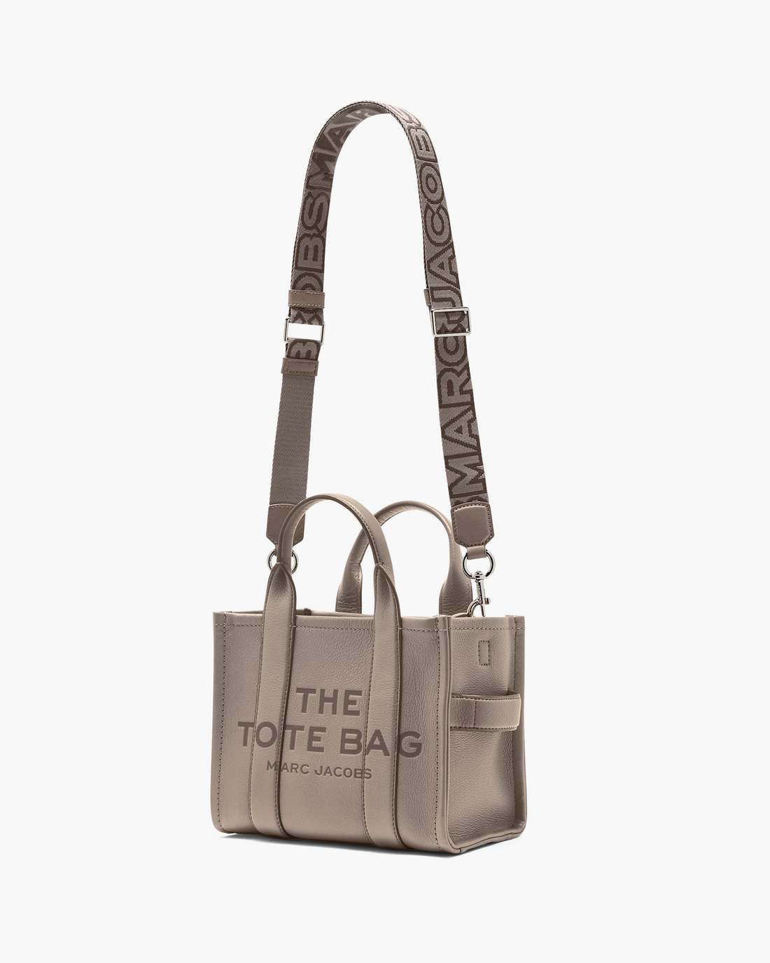 Marc Jacobs The Thin Outline Logo Webbing Strap Cement Multi ACCESSORIES