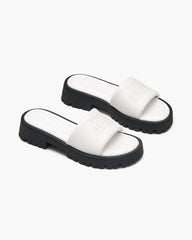 Marc Jacobs The Lug Sole Slide Bright White SHOES