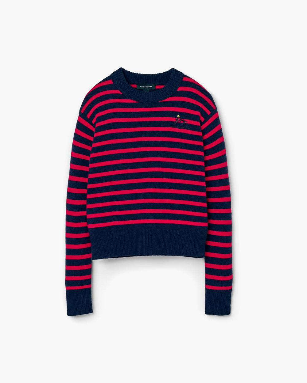 Marc Jacobs Joy Striped Crewneck Navy/Red READY TO WEAR